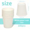 Disposable Mini Paper Cups Multipurpose Small Cups For Supermarket Tasting Party Snacks Office Coffee Drinks Candies Mouthwash