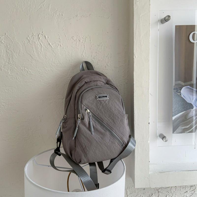 Simple casual double shoulder breast bag women's fashion sports single shoulder crossbody small backpack versatile large capacity men's bag