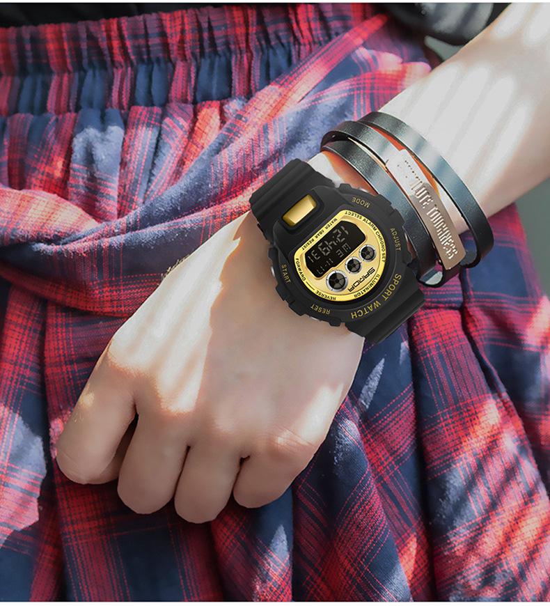 Sanda Waterproof Multifunctional Student Sports Watch - TikTok Trend