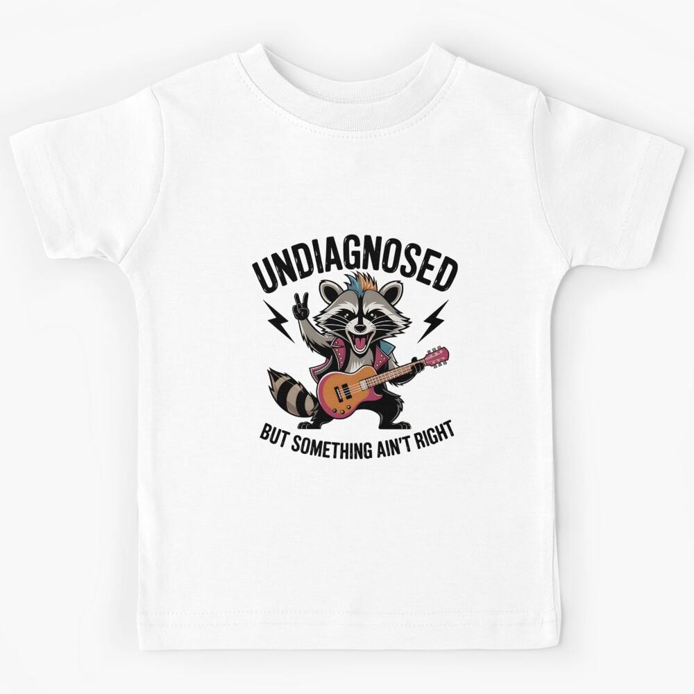 Unhinged Rocking Racoon Kids T-Shirt 170