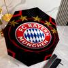 Football Team Umbrella with Automatic Open/Close & Self-8-Rib Heavy-Duty Umbrella, Compact Travel Umbrella Suitable for Outdoor