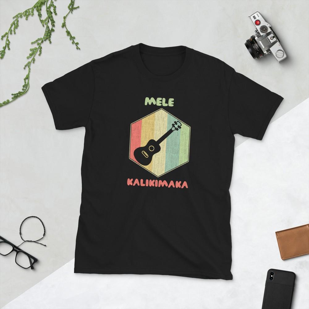 Mele Kalikimaka, Рождество на Гавайях, Острова Алоха, Унисекс футболка с коротким рукавом L
