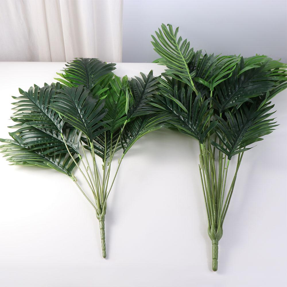 Green Artificial Palm Tree Tropical Plants Fake Palm Leaves  Living Room