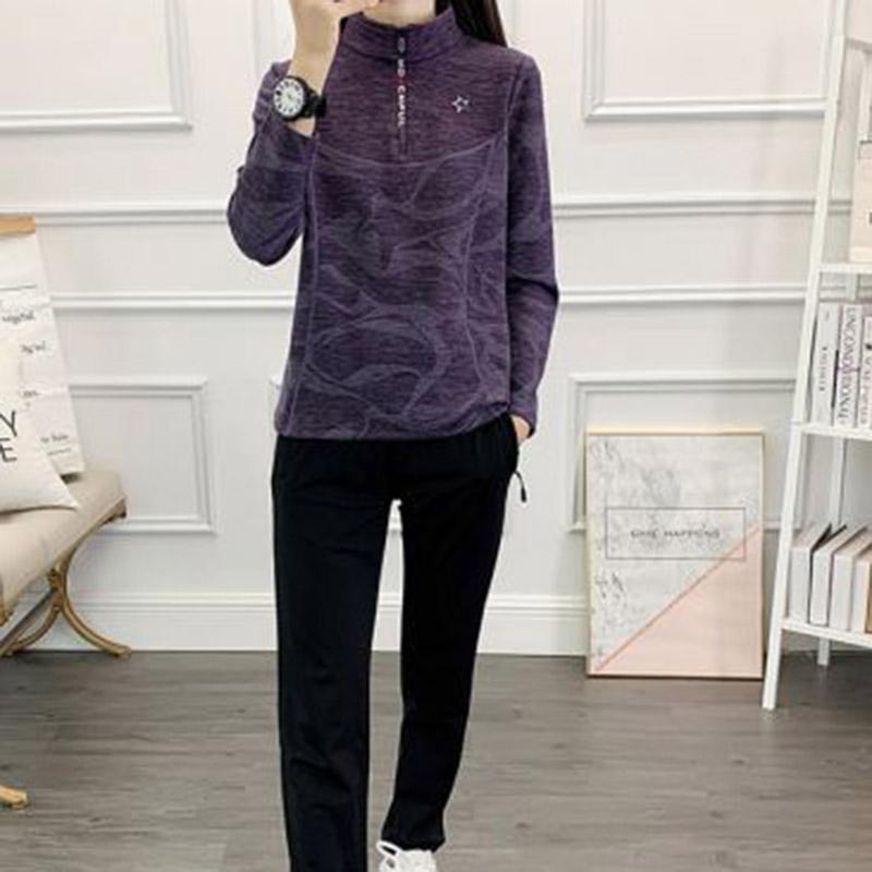 Sweatshirt for Women Cotton Oversize Quick-Dry Shirt Thickened Loose Round Neck Casual Pullover Long Sleeve Top Sweatshirt