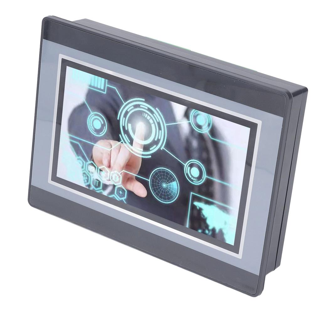 HMI SPS 7 Zoll TFT LCD Touchscreen Relaisausgang 12 Eingänge 8 Ausgänge Hochgeschwindigkeitszählung SPS-Steuerung