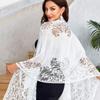 Embroidery Lace Woman'S Veils Church Tassel Long Shawls Hollow Out Muslim Woman Hijabs Elegant Party Shawl Scarves Maxi Wrap