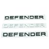 DEFENDER Letters Sticker  Decal Car Trunk Badge Front Hood Bonnet Emblem For Defender Auto Accessories