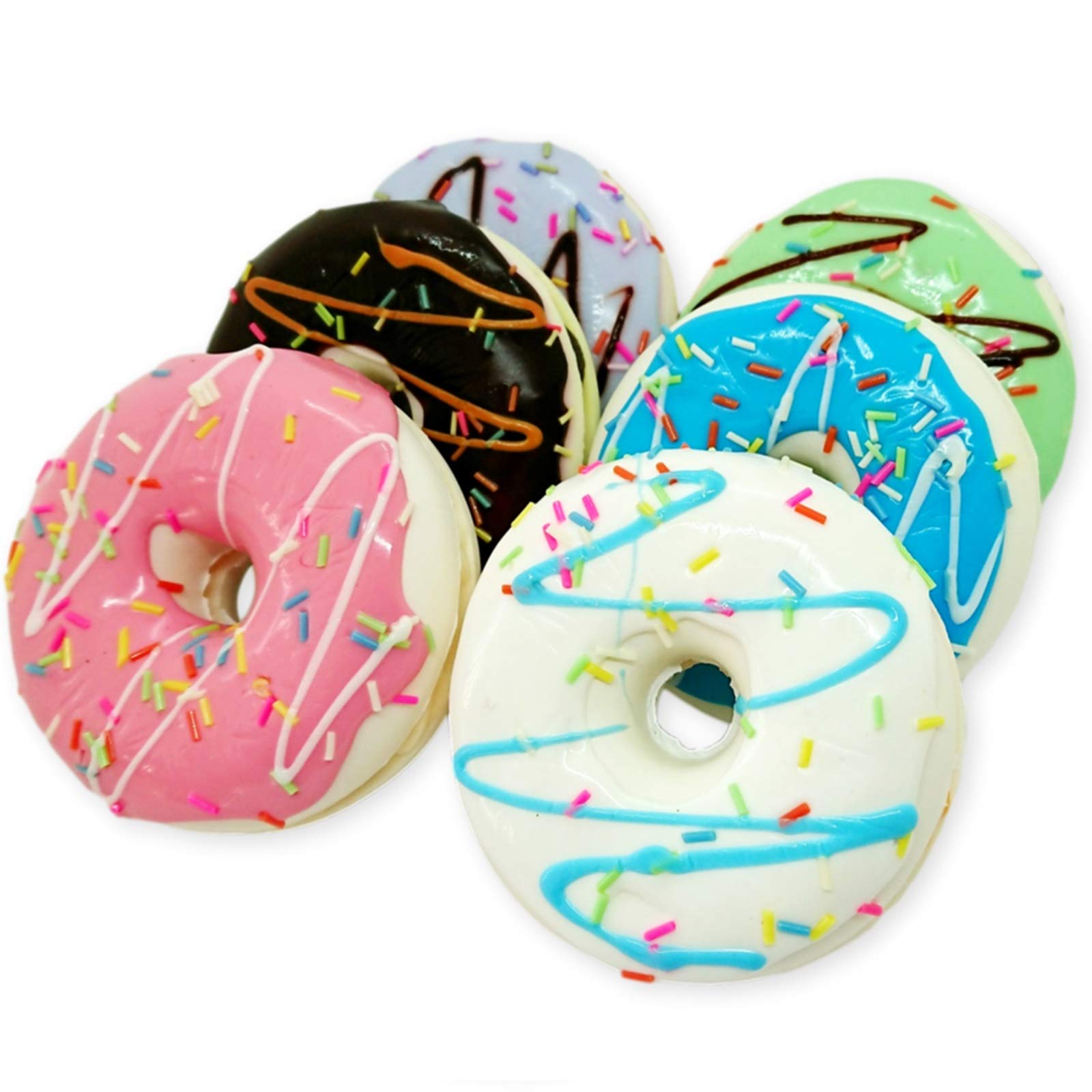 

Food Sample Set of for Store Photography Interior and Fixtures (Aupuru) Donuts, 6, Display, Imitation, Prop, Decor,