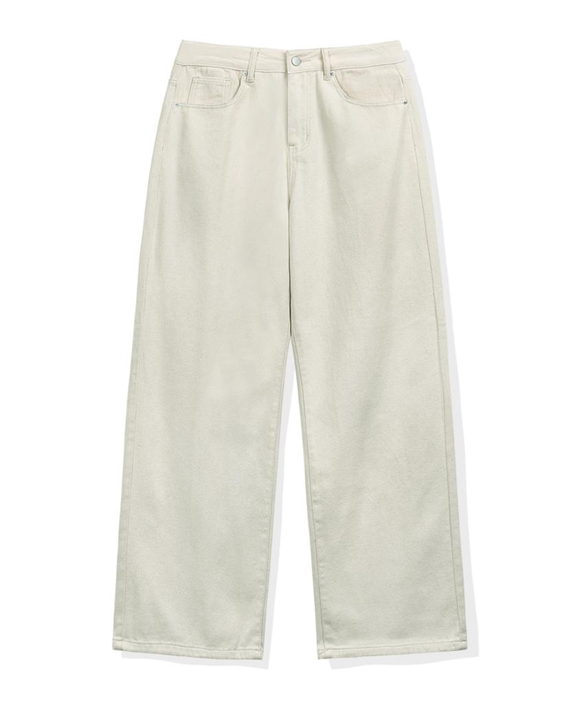 U Life G Basic Washed Cotton Wide Pants 6 Colors [Ulzp_0002] (B Type)