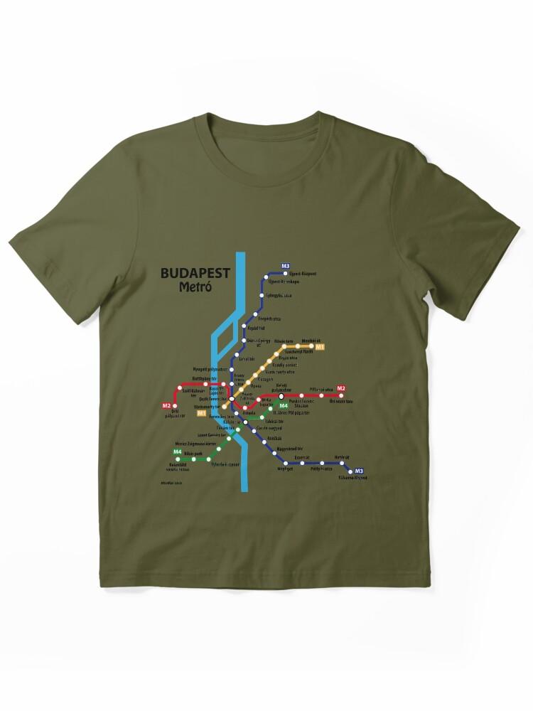 Metro BUDAPEST metro network Essential Unisex T-Shirt