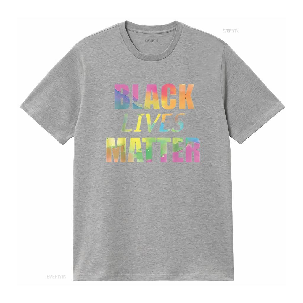 New Black Lives Matter tie dye lettering Kids T Shirt X Large vintage Washed Unisex graphic Breathable homme Stretched
