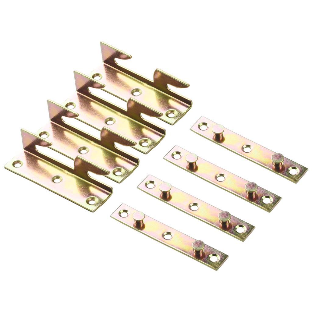 Furniture Bed Rail Bracket Bed Rail Hook Bed Bed Rail Bracket Fixing Connector Furniture Hinge Snap Connectors