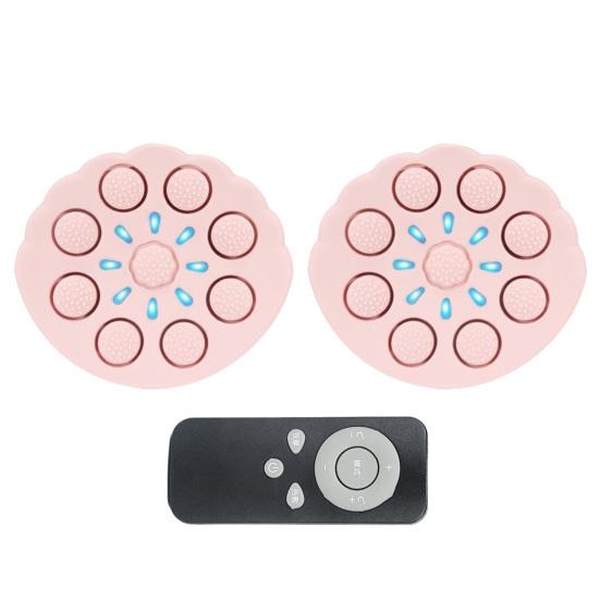 Wireless Breast Massager Soft Silicone Cup with Multiple Vibration Modes Portable Rechargeable Personal Care Device for Circulation Comfort