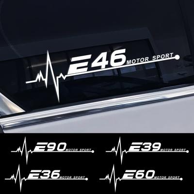 2 STÜCKE 20*7 CM Auto Seitenfenster Aufkleber Auto Decor Film Aufkleber Zubehör Für E46 E90 E91 E60 E39 E36 E87 E92 E30 E34 E61 E62