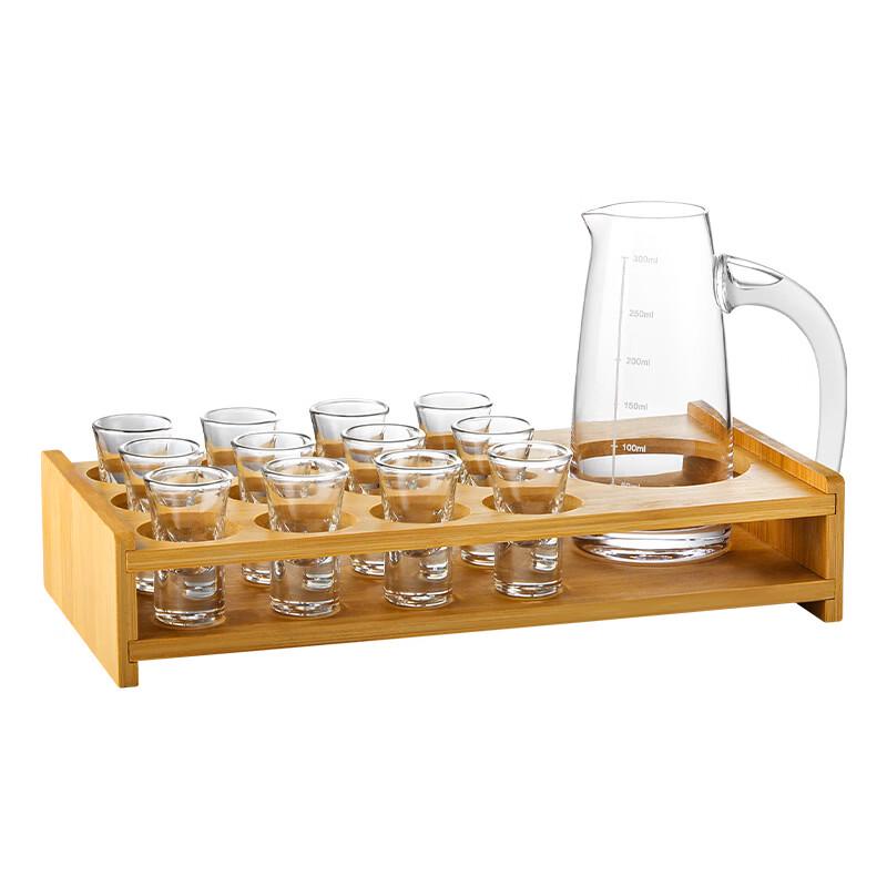 Shangqi Glass Baijiu Decanter and Cup Set