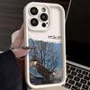 Retro Snow View Ancient City for iphone16pro mobile phone case Apple 15 Japan and Korea 14/13promax new 12