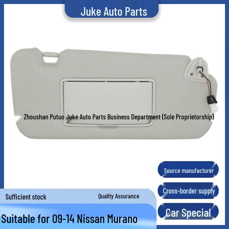 2009-2014 Nissan Murano Gray Right Side Sun Visor 96401-1AA1B