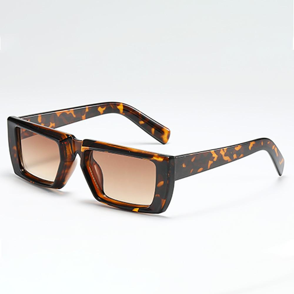 Luxury Men Women Designer Shades Polished Sun Glasses UV400  Retro Vintage Shades Custom Logo Square Sunglasses