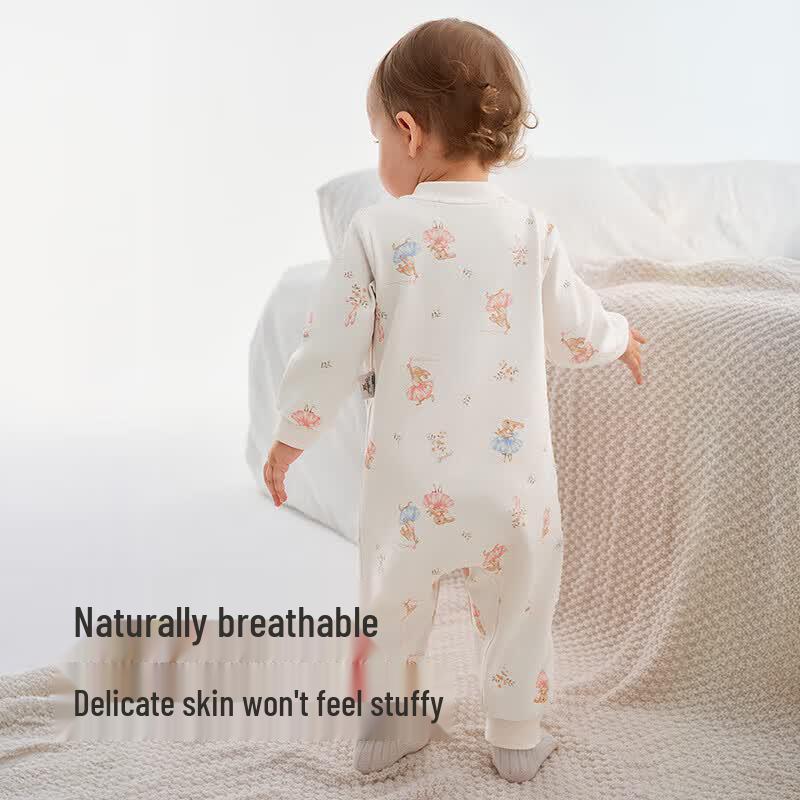 Yeehoo Newborn Baby Warm Fleece Cotton Bodysuit