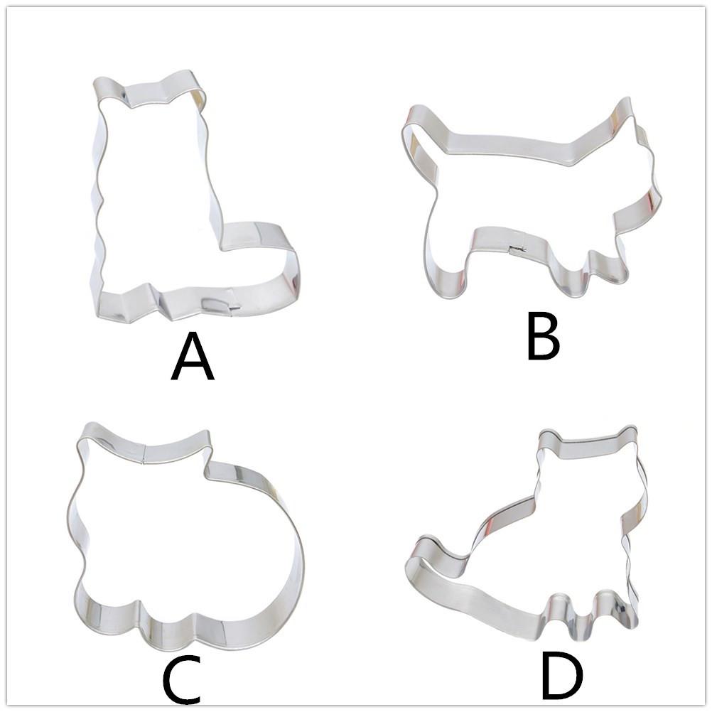 Home & Garden Cat Shaped Aluminium Mold Sugarcraft Cake Cookies Pastry