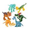 Children's Toys 6 Puzzle Small Cartoon Jurassic Dinosaur Model