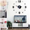 Elegant 3d Diy Acrylic Digital Wall Clock For Creative Home Living Room Decoration