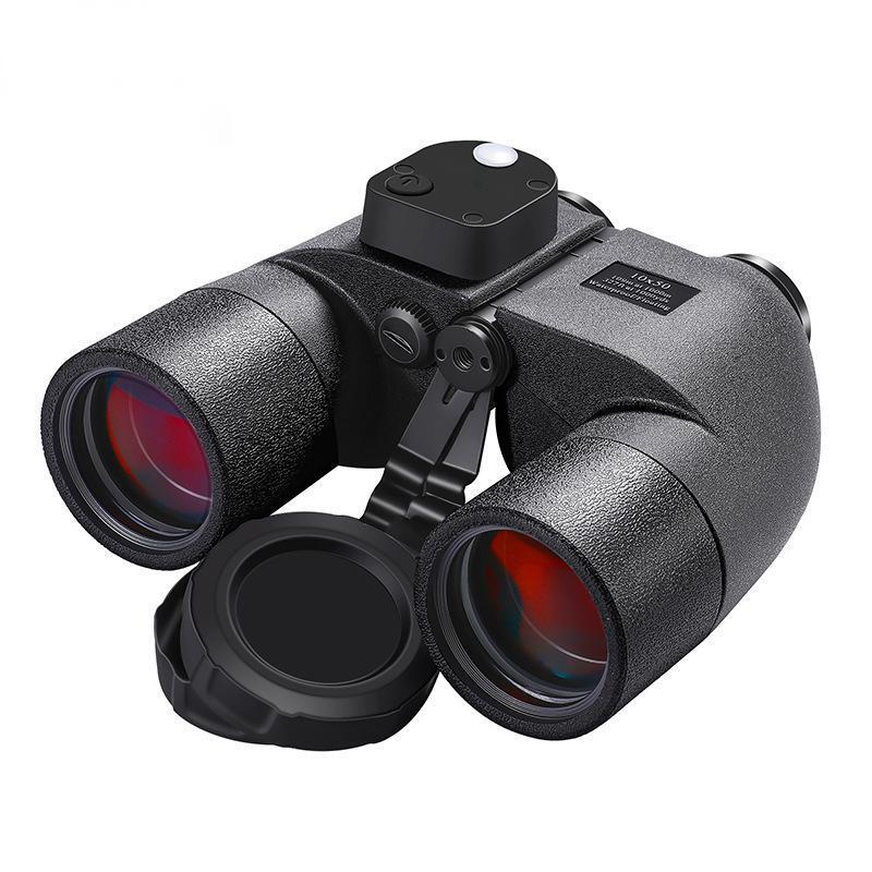 TieXueLing 10x50 Marine Binoculars with Rangefinder & Compass