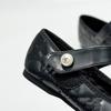 Girls Fashion Princess Flat Shoes With Rhombus Soft Sole Magic Tape Fall