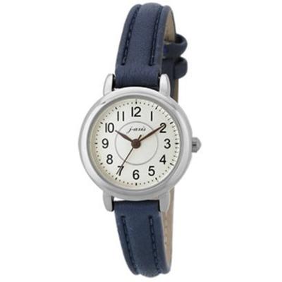 J-AXIS AL1315-NA (J-axis LS Women's Fashion Watch Quartz Leather Band Navy Sun Flame) Round Watch