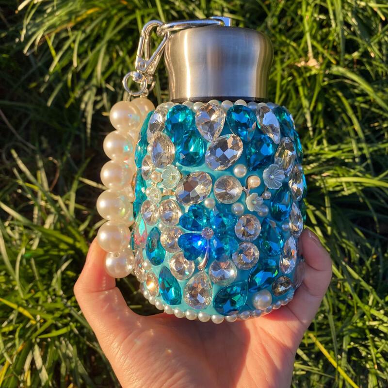 Duoli Diamond Bling Bear Design Insulated Tumbler