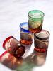 MGOXO Cut Glass 240cc Rock Stylish Chrysanthemum Gift for 60th Popular Item Pair, Glasses, Pattern, Set, Alcohol, Sake, Beer, Celebrations, Weddings,