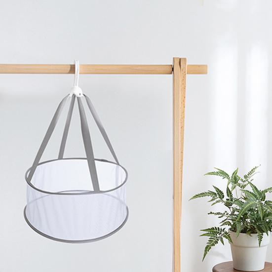 Mesh Drying Basket Hanging Breathable Organizer With 360-Degree Rotating Hook