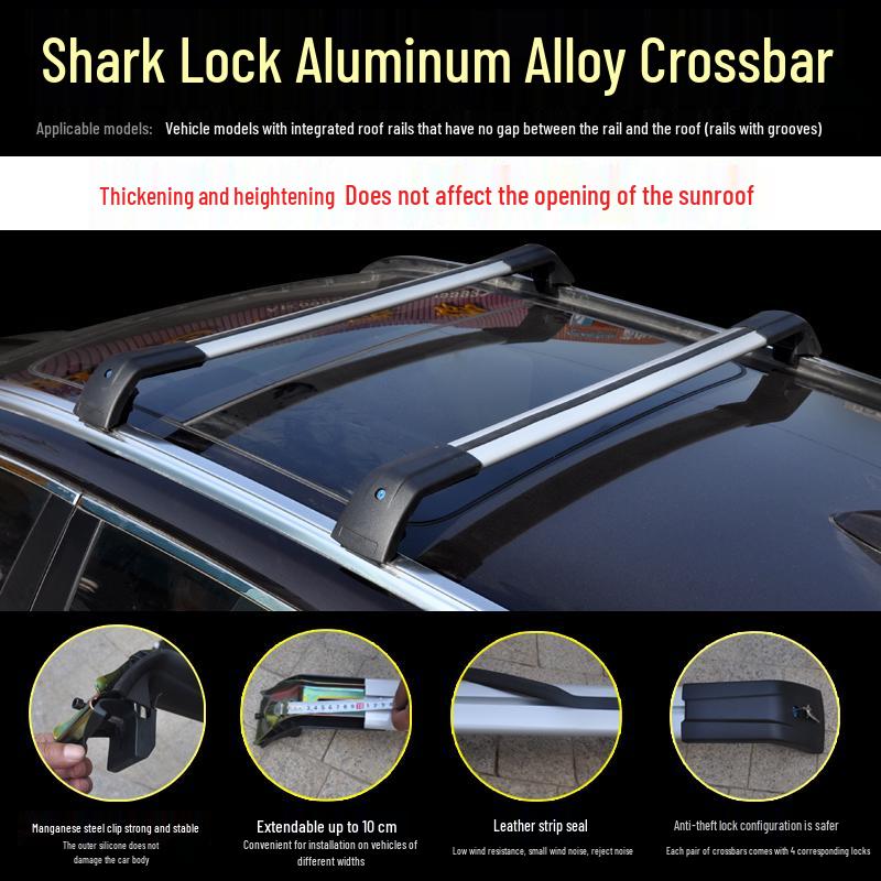 Universal Aluminum Alloy Roof Rack Crossbars for Off-road SUVs