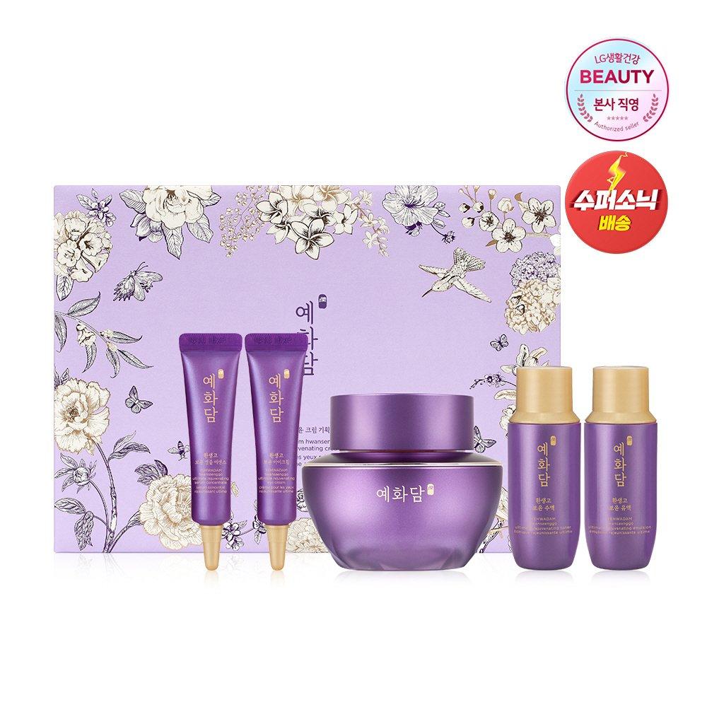 

Yehwadam Hwansaenggo Boyun Cream Спеціальний набір [основний продукт] 50 мл [входить] тонер 32 мл, емульсія 32 мл, ампульна есенція 8 мл, крем для очей 8 мл