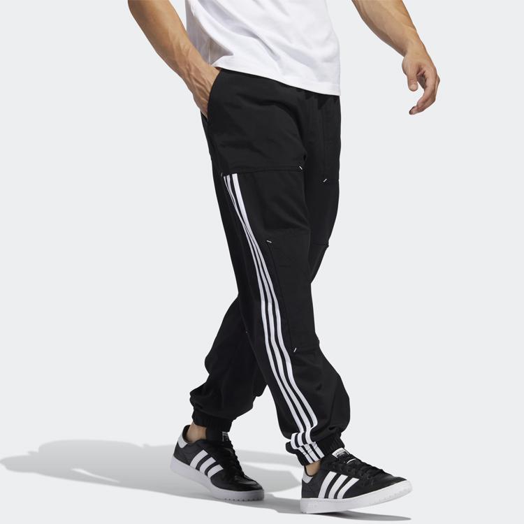 Adidas Pánské kalhoty Originals Trefoil Ww Pant Casual Sports Pants Black FM4022