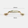 Zinc Zinc Zinc Alloy Gold Kitchen Cabinet Handle Light Luxury Ceramic Drawer Pulls  Wardrobe