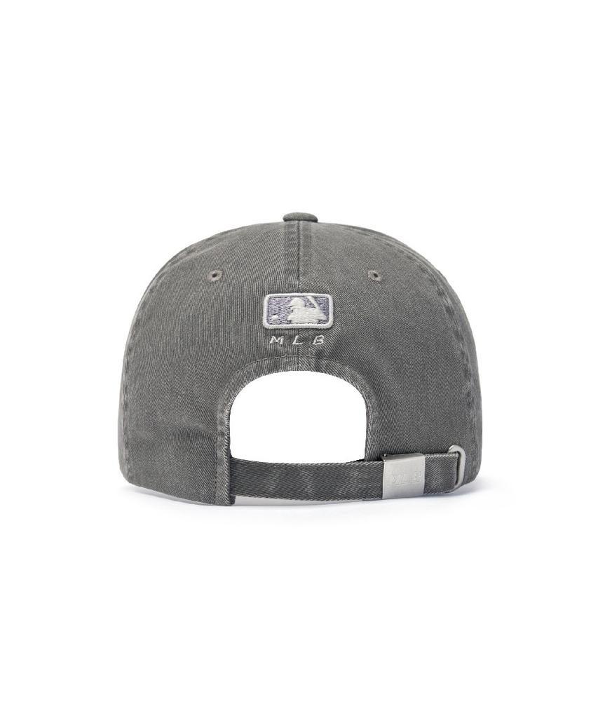Emelbi Vintage Nano Unstructured Ball Cap Ny (Charcoal Grey)