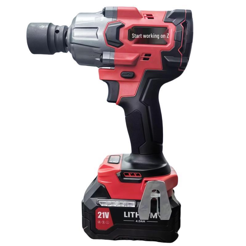 High-Power Brushless Electric Wrench with Lithium Battery for Auto Repair and Snow Tire Changes