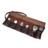 Family Watch Strap Storage Leather Portable Travel Watch Genuine Leather Watch Leather Watch Watch Roll Travel Case Contact's Bag, Bag, Pouch, Case,