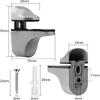 4Pcs Glass Shelf Brackets, Glass Clamp Wall-Mounted, Glass Shelf Holder, Floating Wood and Glass Bracket, Adjustable Glass Shelf Bracket For