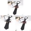 Dog Cartoon Necktie With Butterfly Knot For Casual Wear And Gift For Adults