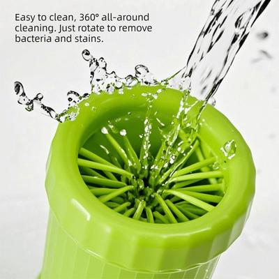 USB Rechargeable Dog Foot Washer Electric Portable Foot Cleaning Machine Detachable Automatic Paw Cleaner for Cats and Dogs