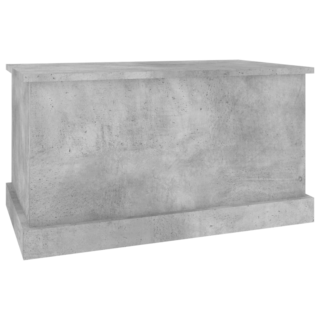 Storage Chest Concrete Grey 70 x 40 x 38 cm Engineered Wood