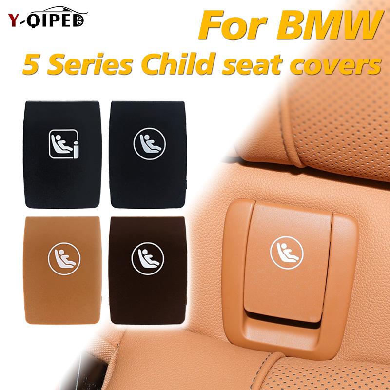 For BMW 5 Series G30 2017-23Rear Child Seat Safety ISOFIX Cover Restraint Car Hook Buckle Seat cover plate replace 52207458925
