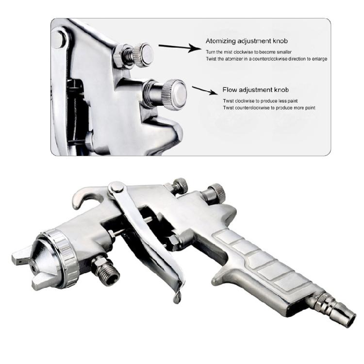HVLP Siphon Feed Type Presure Feed Type Sprayer Guns Car Automotive Furniture Paint Sprayer Guns 1000CC 2mm Nozzle