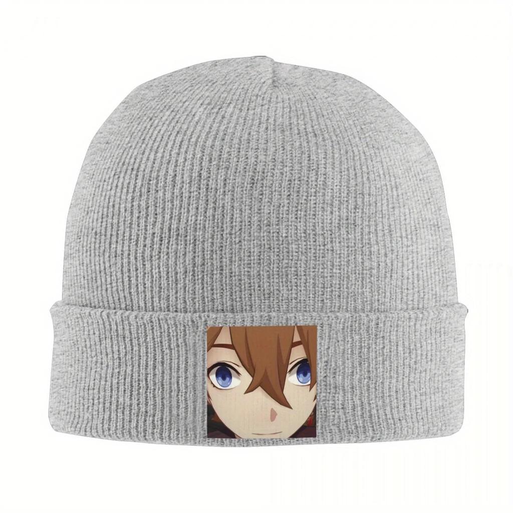 New Childe Genshin Impact Knit Hat Beanie Winter Hats Warm Unisex Fashion Game Caps Unisex Women