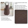 Solid Color Work Clothes Sleeveless Workwear Convenient Baking Cooking Aprons  Kitchen Accessories