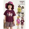 Youyou Girls' Summer Cartoon Print Short-Sleeve T-Shirt