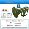 High-Power Bluetooth Megaphone: Thunder King CR-87 - Portable Multifunctional Handheld Amplifier for Outdoor Promotions & Patrols