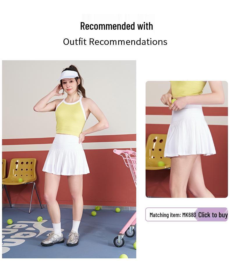 Nahtloses Racerback Sport-Top mit Brustpolstern für Tennis, Badminton, Training und Yoga